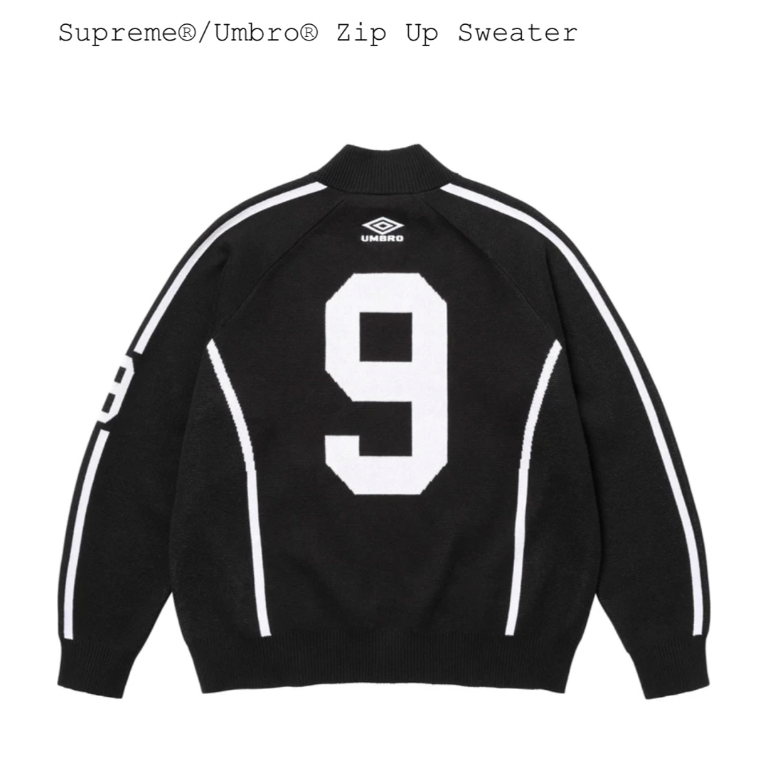 Supreme - Supreme x Umbro Zip Up Sweater Blackの通販 by らら Supreme - Supreme x Umbro Zip Up Sweater Blackの通販 by らら