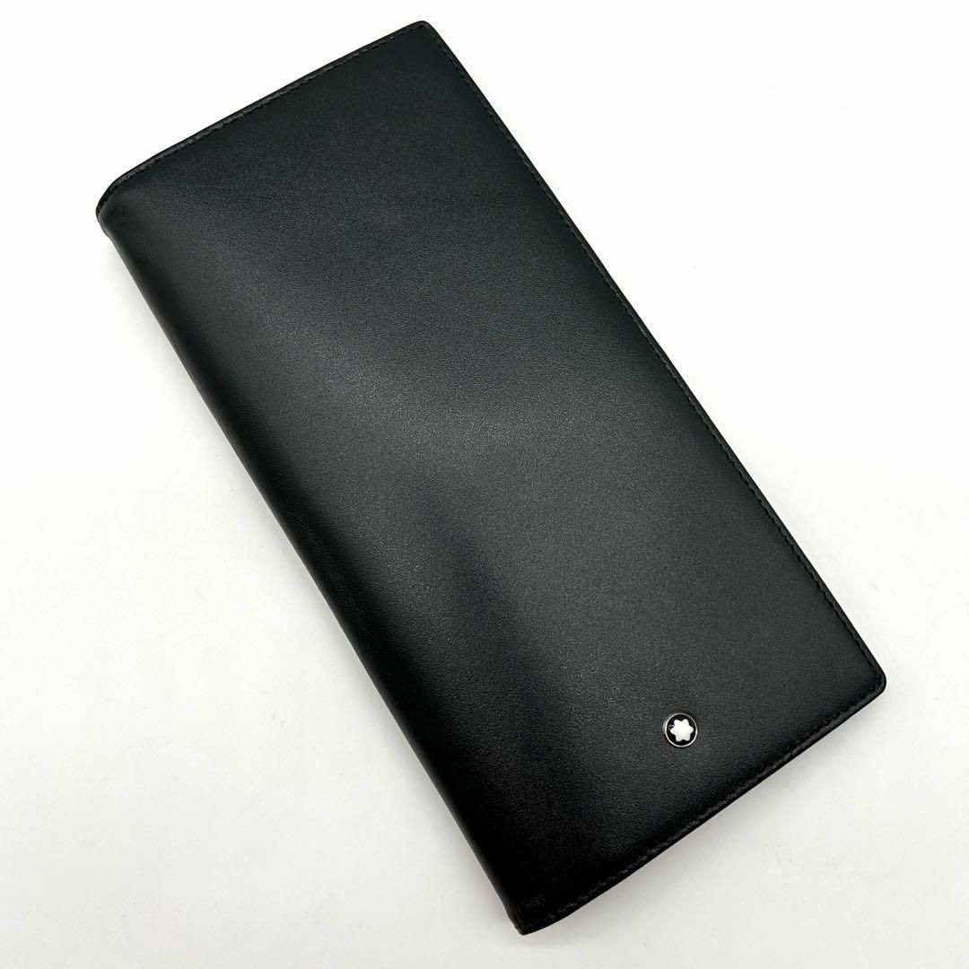 MONTBLANC - 未使用級 モンブラン 長財布 二つ折り レザー MONTBLANC - 未使用級 モンブラン 長財布 二つ折り レザー