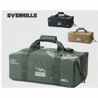 新品：カーキ【ミリタリー】オーバーヒルズ　キャンプペグハンマー収納バッグ(その他)