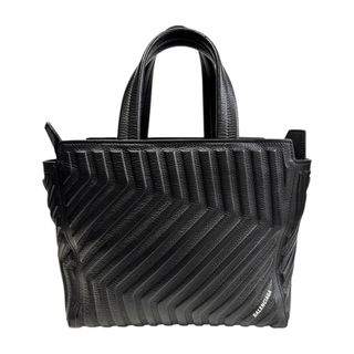 BALENCIAGA - BALENCIAGA ブラック トートバッグ キャンバス BALENCIAGA - BALENCIAGA ブラック トートバッグ キャンバス