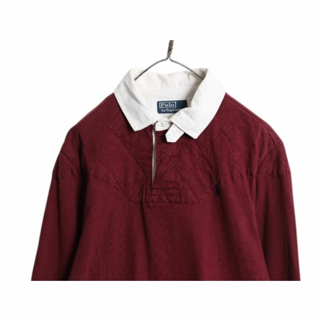 Ralph Lauren - 90s ポロ ラルフローレン 長袖 ラガーシャツ Ralph Lauren - 90s ポロ ラルフローレン 長袖 ラガーシャツ