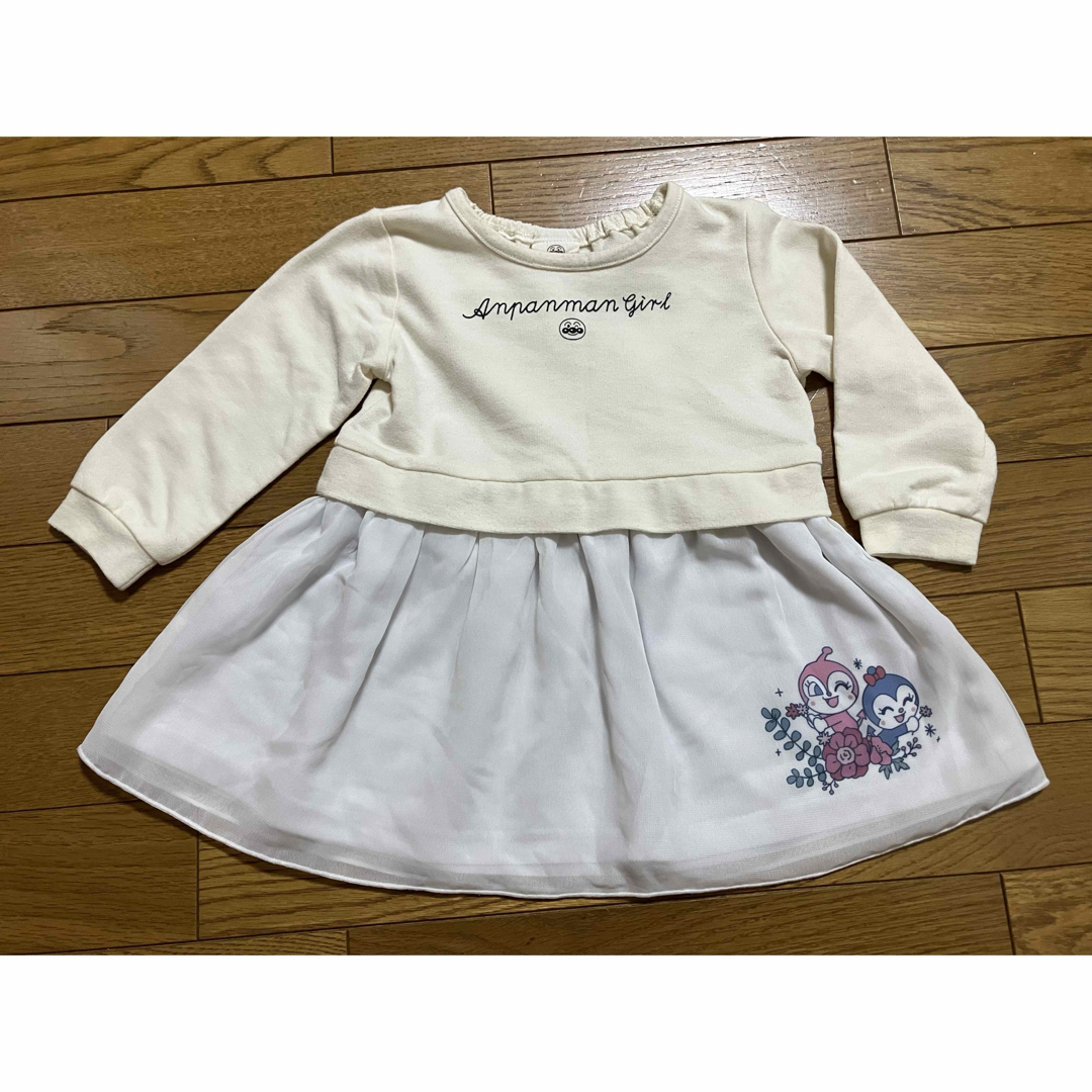 アンパンマン(アンパンマン)の【送料込み】 アンパンマン 長袖チュニック 80cm♪ キッズ/ベビー/マタニティのベビー服(~85cm)(ワンピース)の商品写真