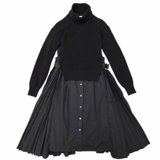 sacai - sacai 22SS/Suiting Mix Dress 22-05502の通販 by HNA sacai - sacai 22SS/Suiting Mix Dress 22-05502の通販 by HNA