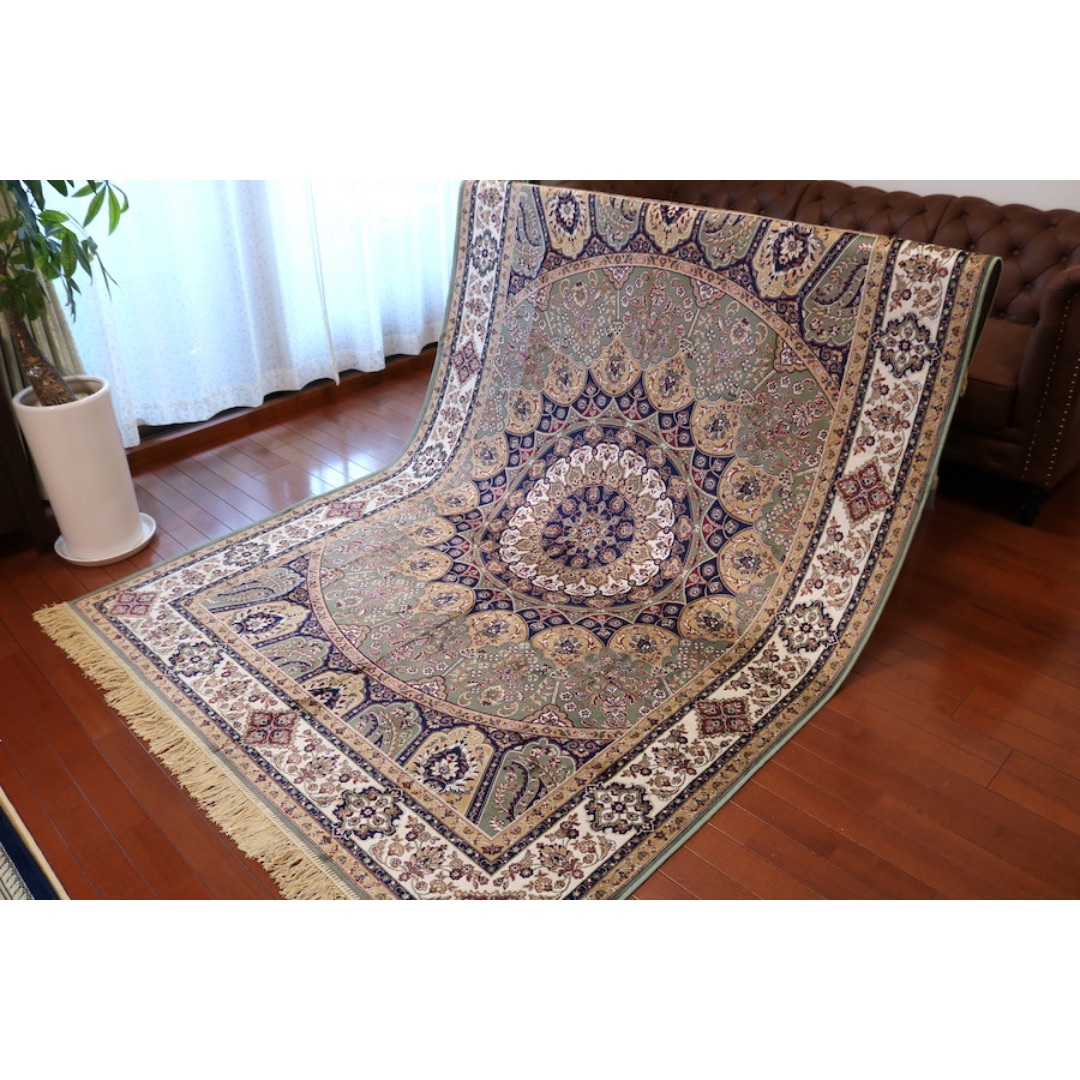 ペルシャ柄絨毯 160×230 新品未使用 絨毯 カーペット 訳あり