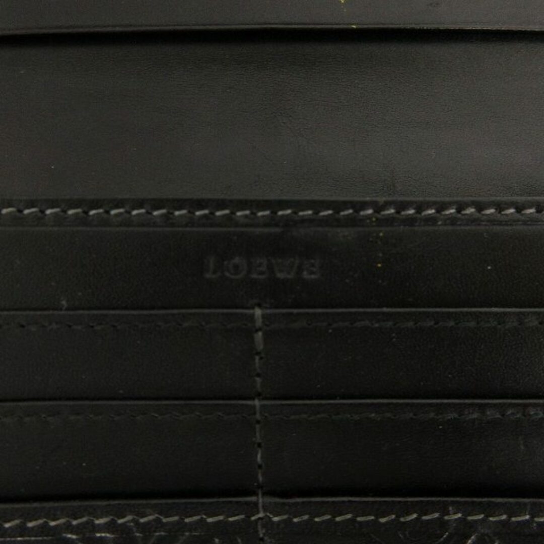 LOEWE - ロエベ ロゴマニア 160周年記念 長財布 フラップ 型押し LOEWE - ロエベ ロゴマニア 160周年記念 長財布 フラップ 型押し