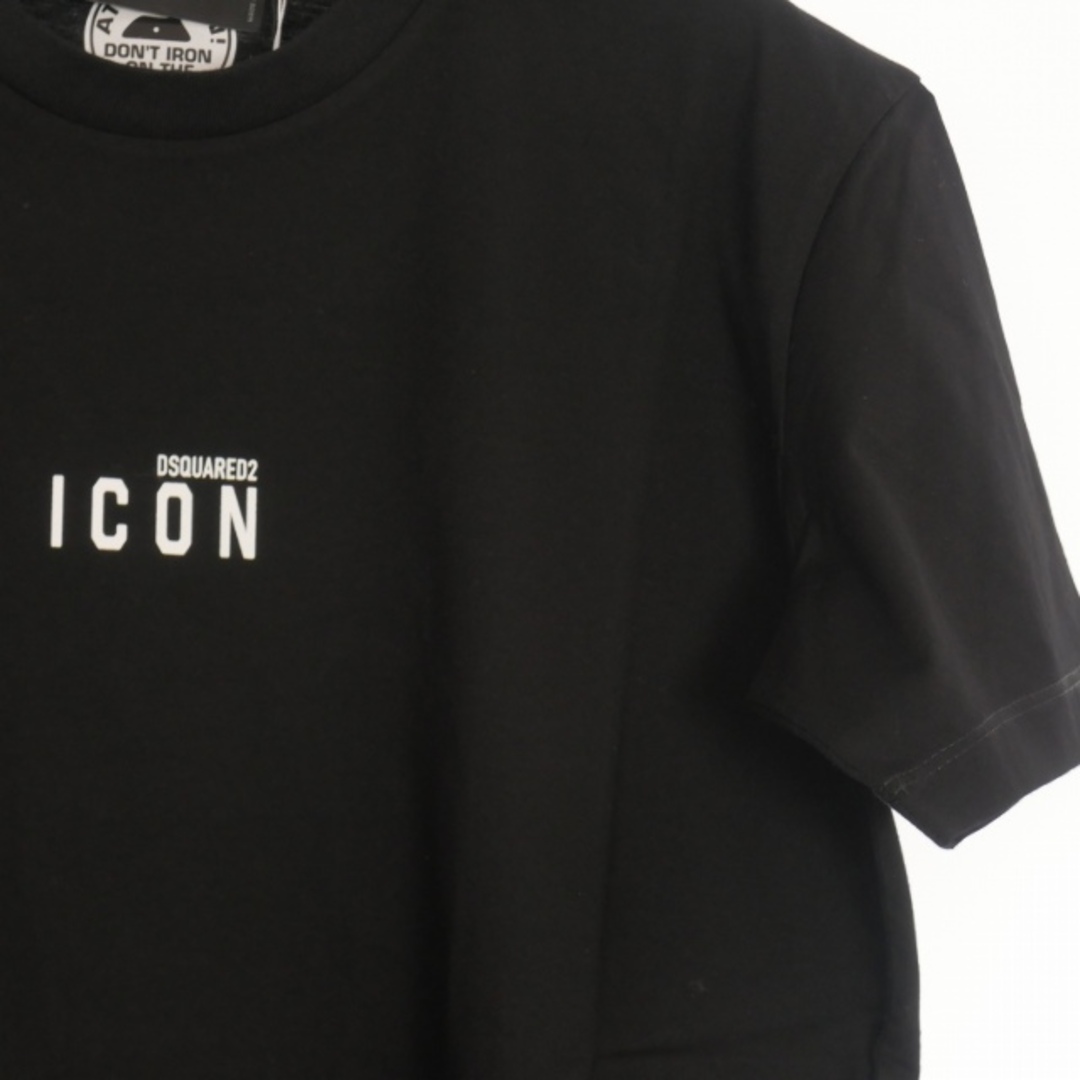 DSQUARED2 - DSQUARED2 23SS ミニロゴ Tシャツ 半袖 L ブラック DSQUARED2 - DSQUARED2 23SS ミニロゴ Tシャツ 半袖 L ブラック