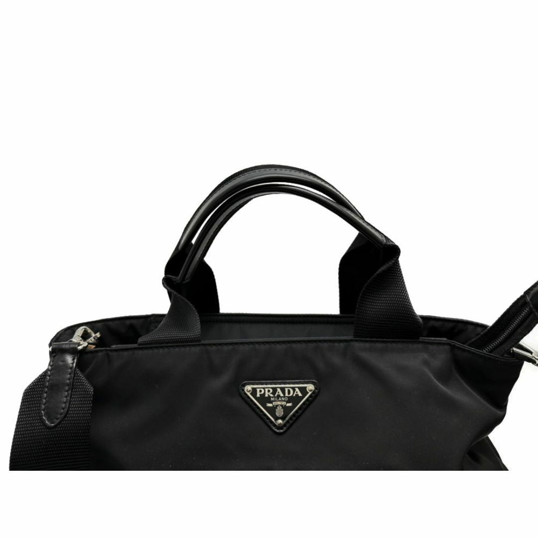 PRADA - プラダ/PRADA/2WAYバッグ/ナイロン/三角ロゴ/ブラック PRADA - プラダ/PRADA/2WAYバッグ/ナイロン/三角ロゴ/ブラック