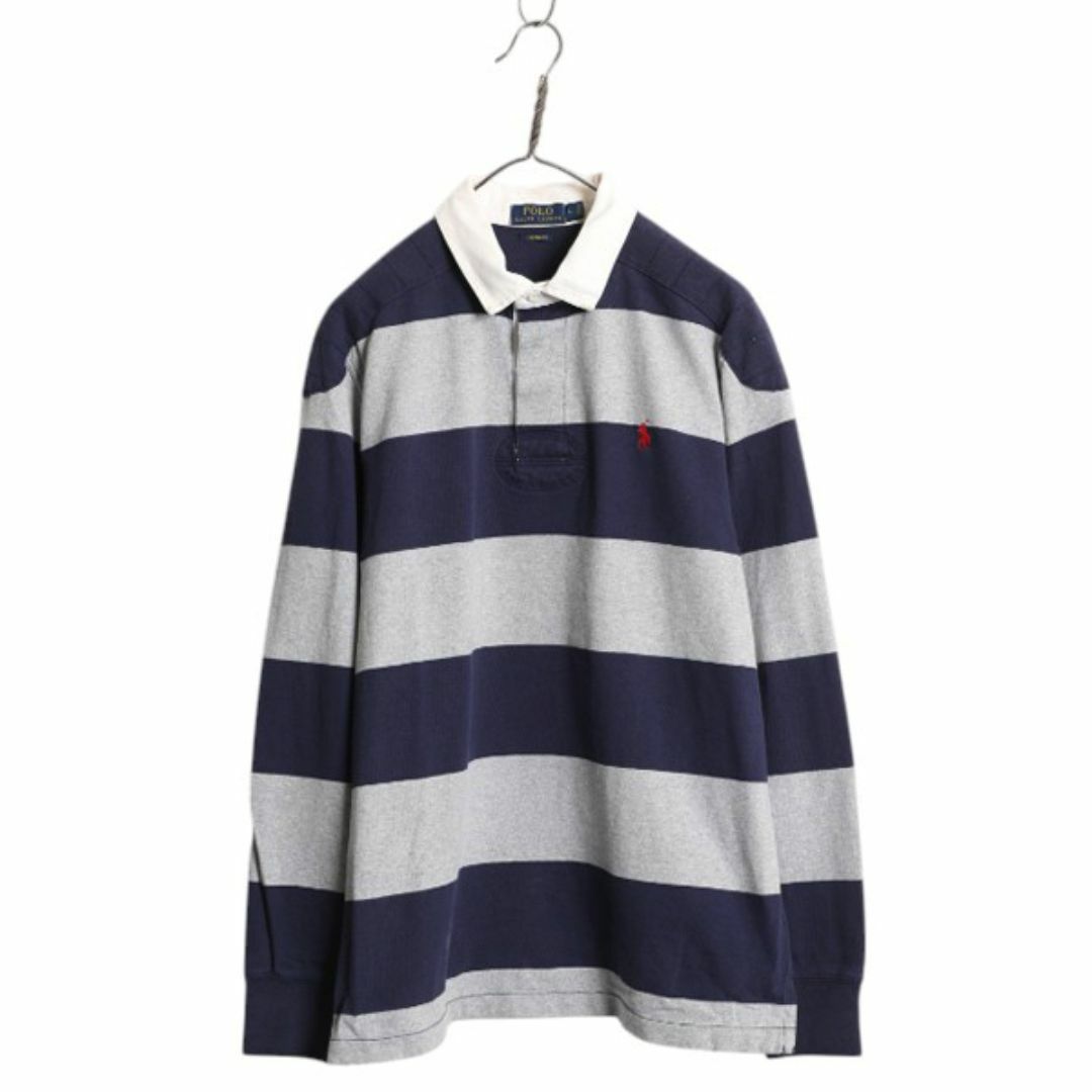 Ralph Lauren - ポロ ラルフローレン ワイド ボーダー 長袖 Ralph Lauren - ポロ ラルフローレン ワイド ボーダー 長袖