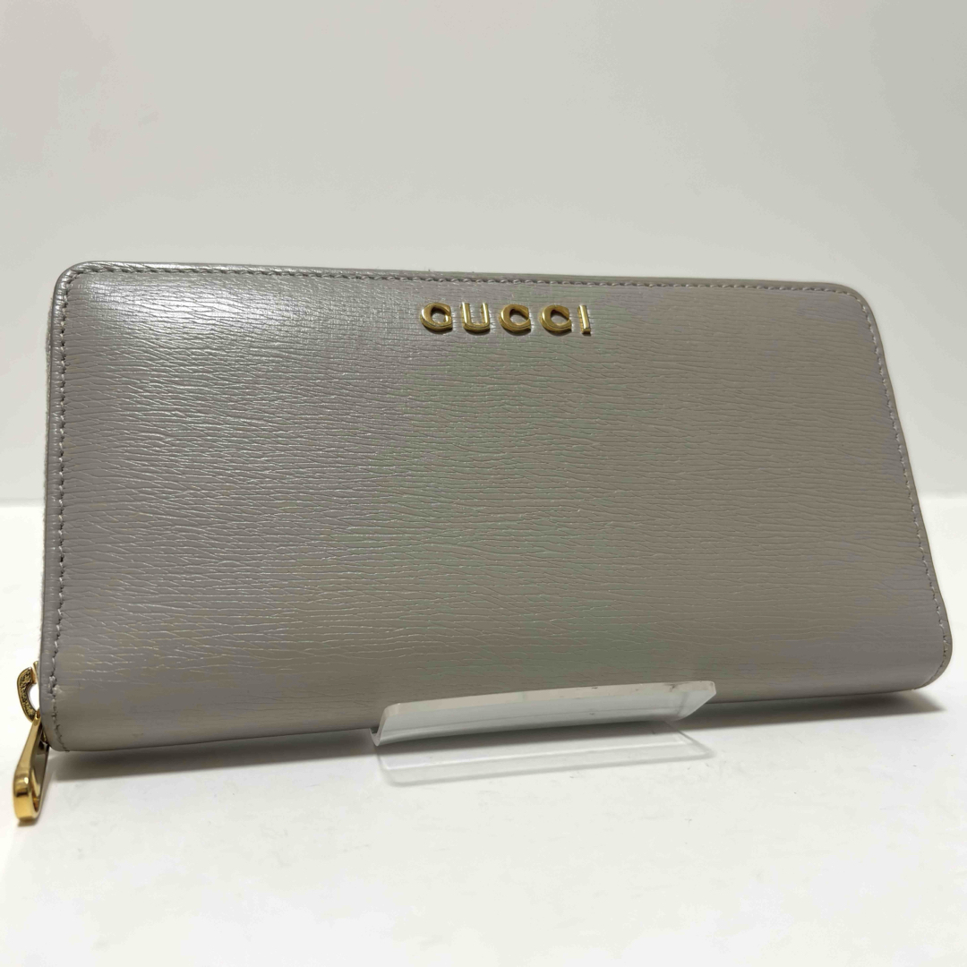 GUCCI - 173 箱付✨極美品✨グッチ 長財布 スクリプト ラウンド GUCCI - 173 箱付✨極美品✨グッチ 長財布 スクリプト ラウンド