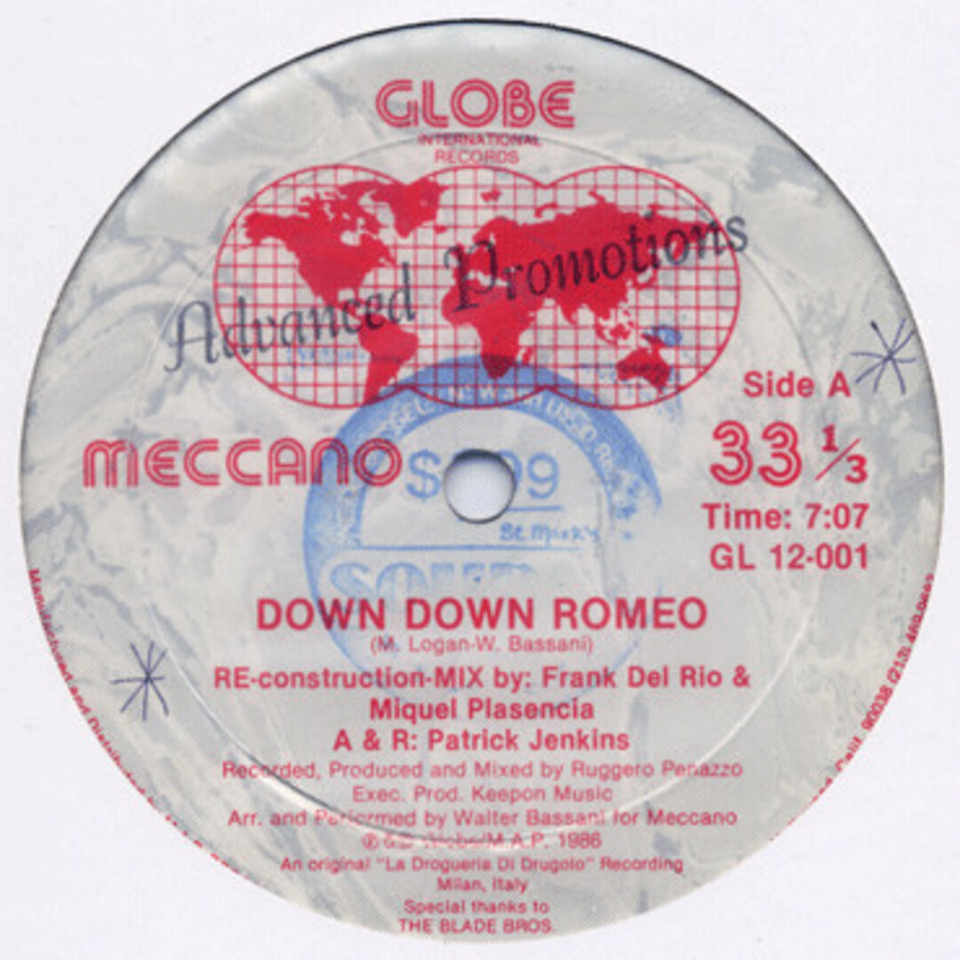 米12” Meccano Down Down Romeo GL12001 Globe International /00250 エンタメ/ホビーのエンタメ その他(その他)の商品写真