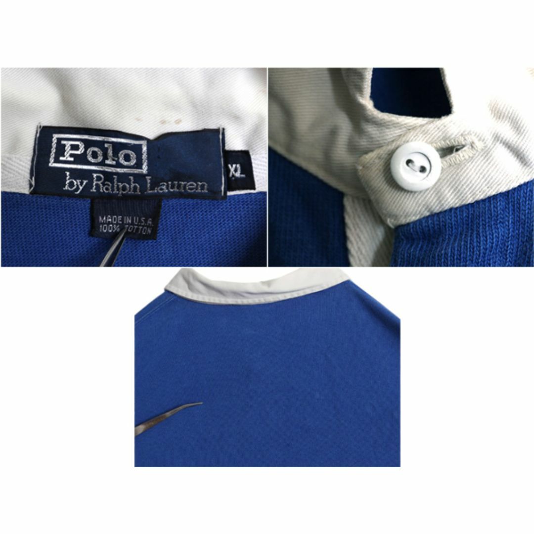 Ralph Lauren - 90s USA製 ポロ ラルフローレン 長袖 ラガー Ralph Lauren - 90s USA製 ポロ ラルフローレン 長袖 ラガー