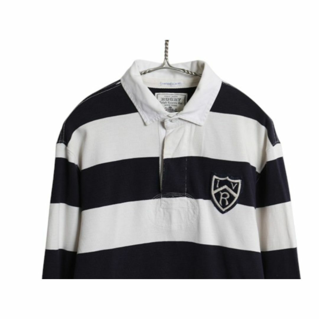 Ralph Lauren - ラグビー ラルフローレン ワイド ボーダー 長袖 Ralph Lauren - ラグビー ラルフローレン ワイド ボーダー 長袖
