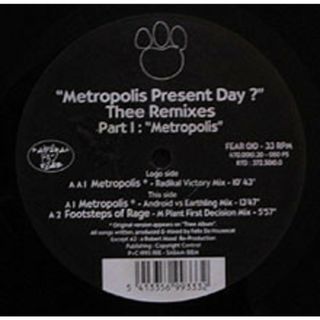 英12” Felix Da Housecat Metropolis Present Day? Thee Remixes Part I: ”Metro FEAR010 Radikal Fear /00250(その他)