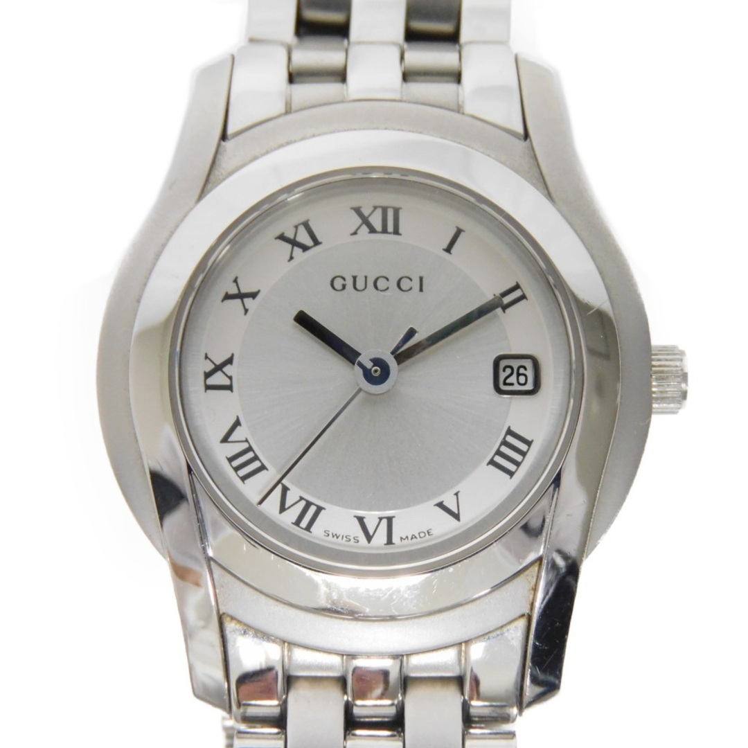 GUCCI - GUCCI グッチ Gクラス シルバー文字盤 クォーツ 腕時計 GUCCI - GUCCI グッチ Gクラス シルバー文字盤 クォーツ 腕時計