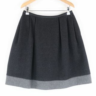 美品 DAISYLIN デイジーリン 32448 フレンチマカロン スカート 40 Mサイズ相当 カシミヤ100％ ひざ上丈 レディース AO2763A30 (ミニスカート)