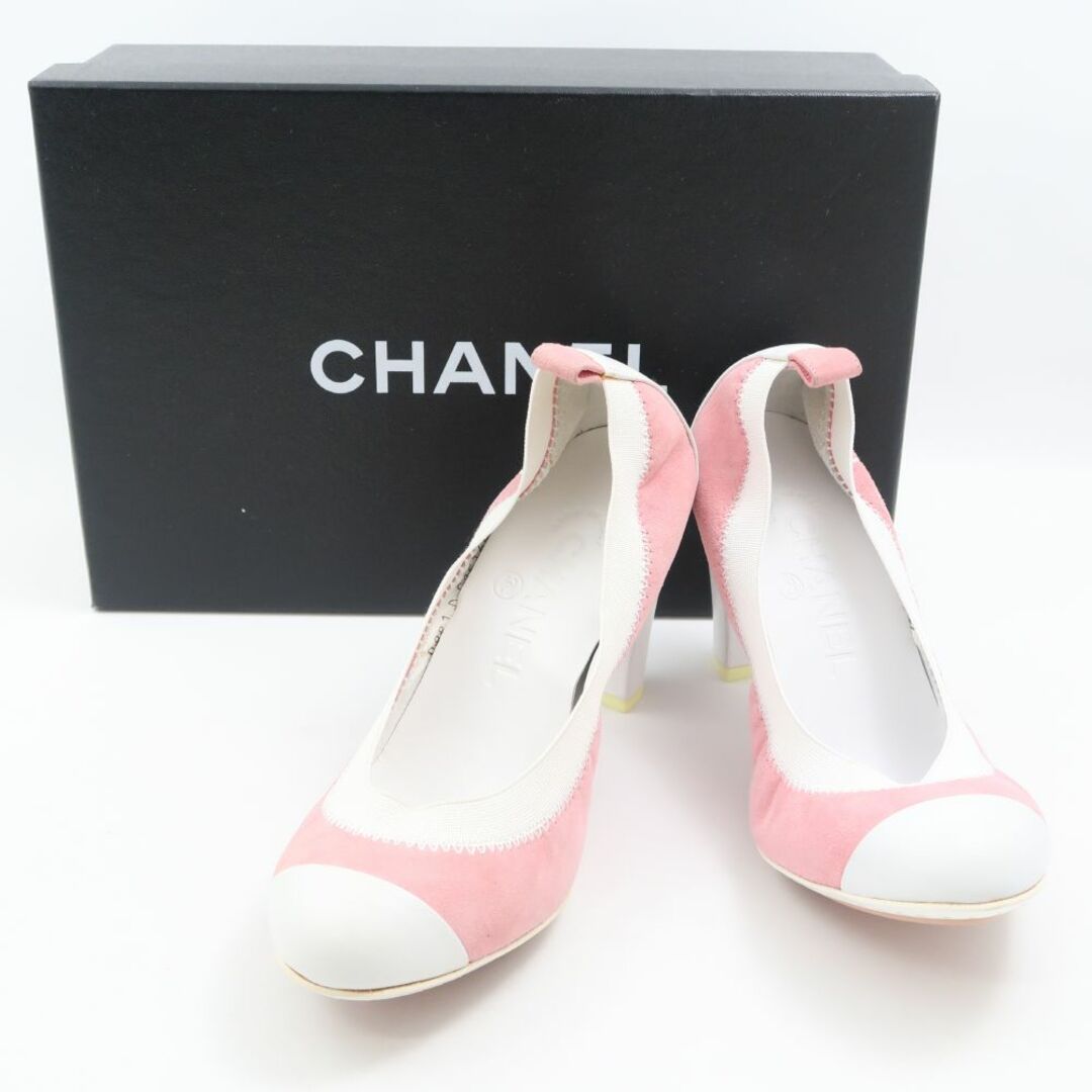 CHANEL - 美品 CHANEL シャネル G25140x01000 パンプス 35C 22.5 CHANEL - 美品 CHANEL シャネル G25140x01000 パンプス 35C 22.5