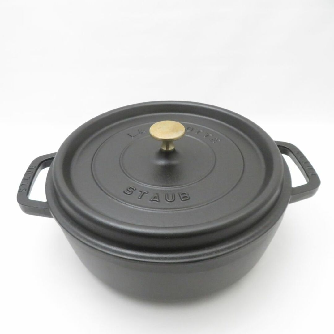 STAUB - STAUB ストウブ ピコ ココット ラウンド 両手鍋 26cm STAUB - STAUB ストウブ ピコ ココット ラウンド 両手鍋 26cm