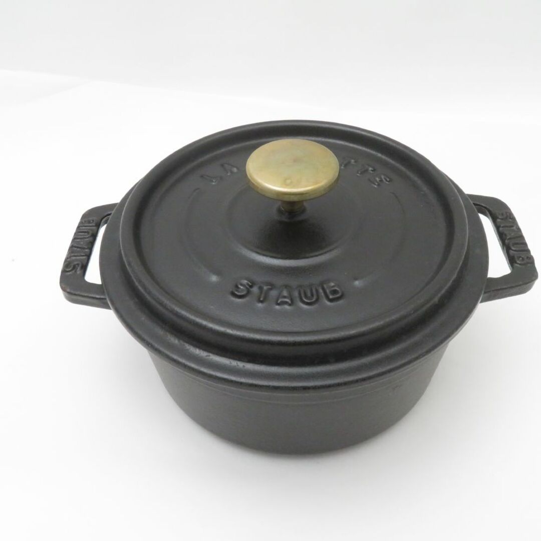 STAUB - STAUB ストウブ ピコ ココット ラウンド 両手鍋 12cm STAUB - STAUB ストウブ ピコ ココット ラウンド 両手鍋 12cm