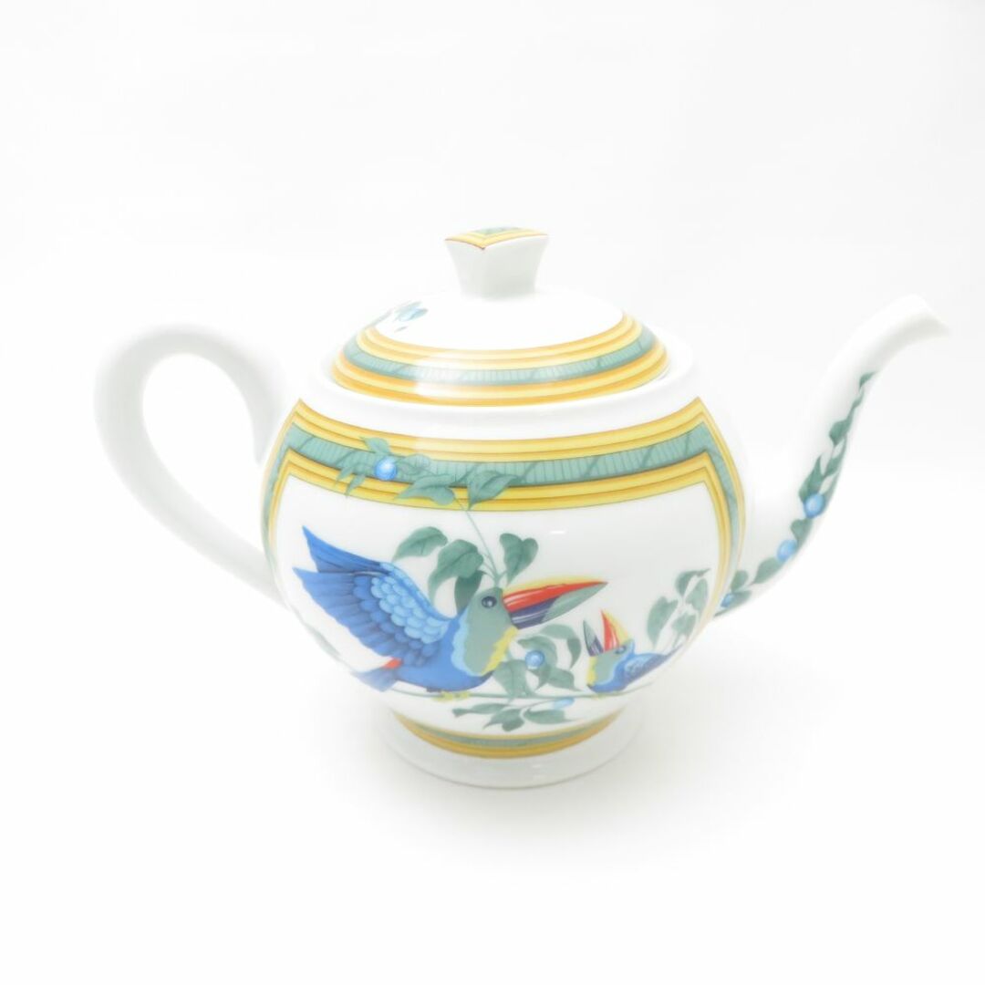 HERMES - 美品 HERMES エルメス Toucans トゥカン ティーポット HERMES - 美品 HERMES エルメス Toucans トゥカン ティーポット