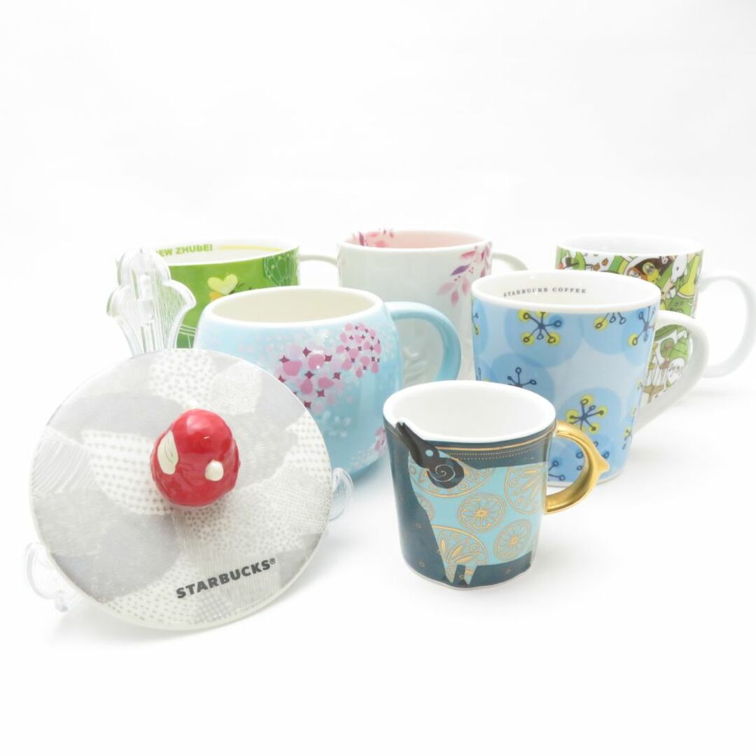 美品 STARBUCKS スターバックス マグカップ & マグリード 7点 お 美品 STARBUCKS スターバックス マグカップ & マグリード 7点 お