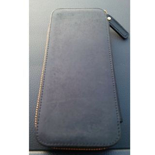 未使用品　バハギア&クラフト　ラウンドジップペンケース　プエブロ　ネロ(ペンケース/筆箱)