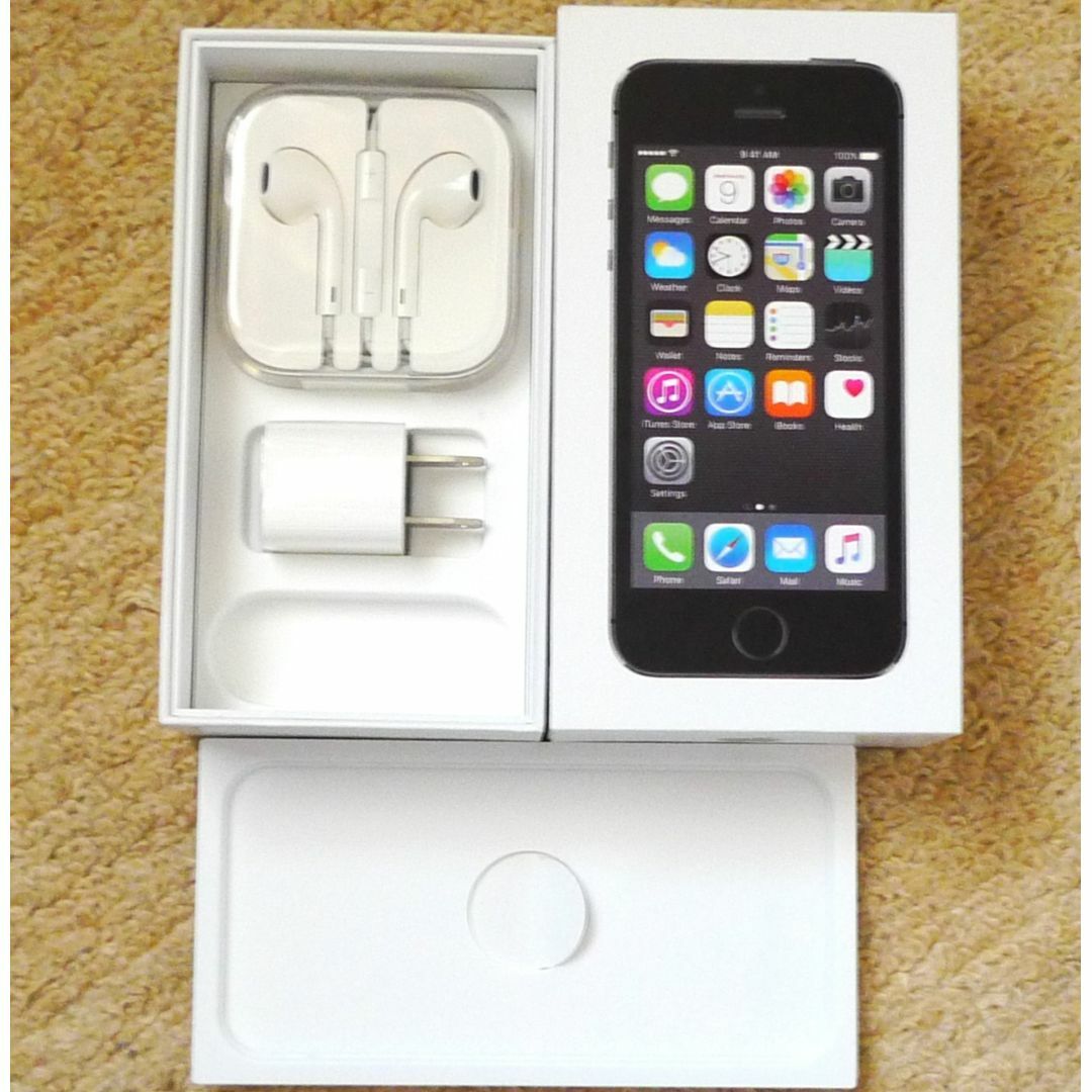 iPhone - 美品 iPhone 5s 32GB スペースグレイ A1453 Y!mobileの iPhone - 美品 iPhone 5s 32GB スペースグレイ A1453 Y!mobileの