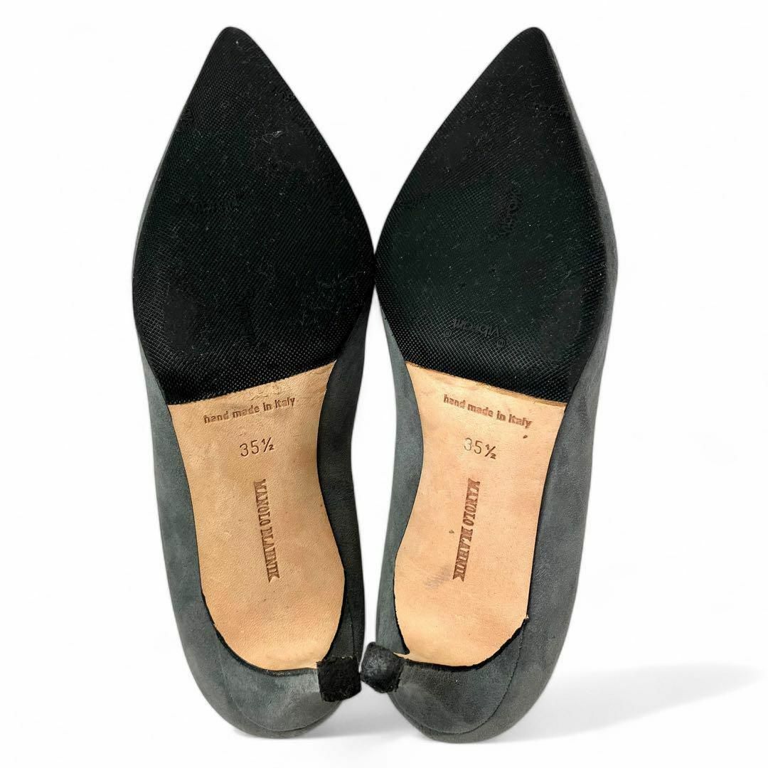 MANOLO BLAHNIK - マノロブラニク 35 1/2 22.5 スエード MANOLO BLAHNIK - マノロブラニク 35 1/2 22.5 スエード
