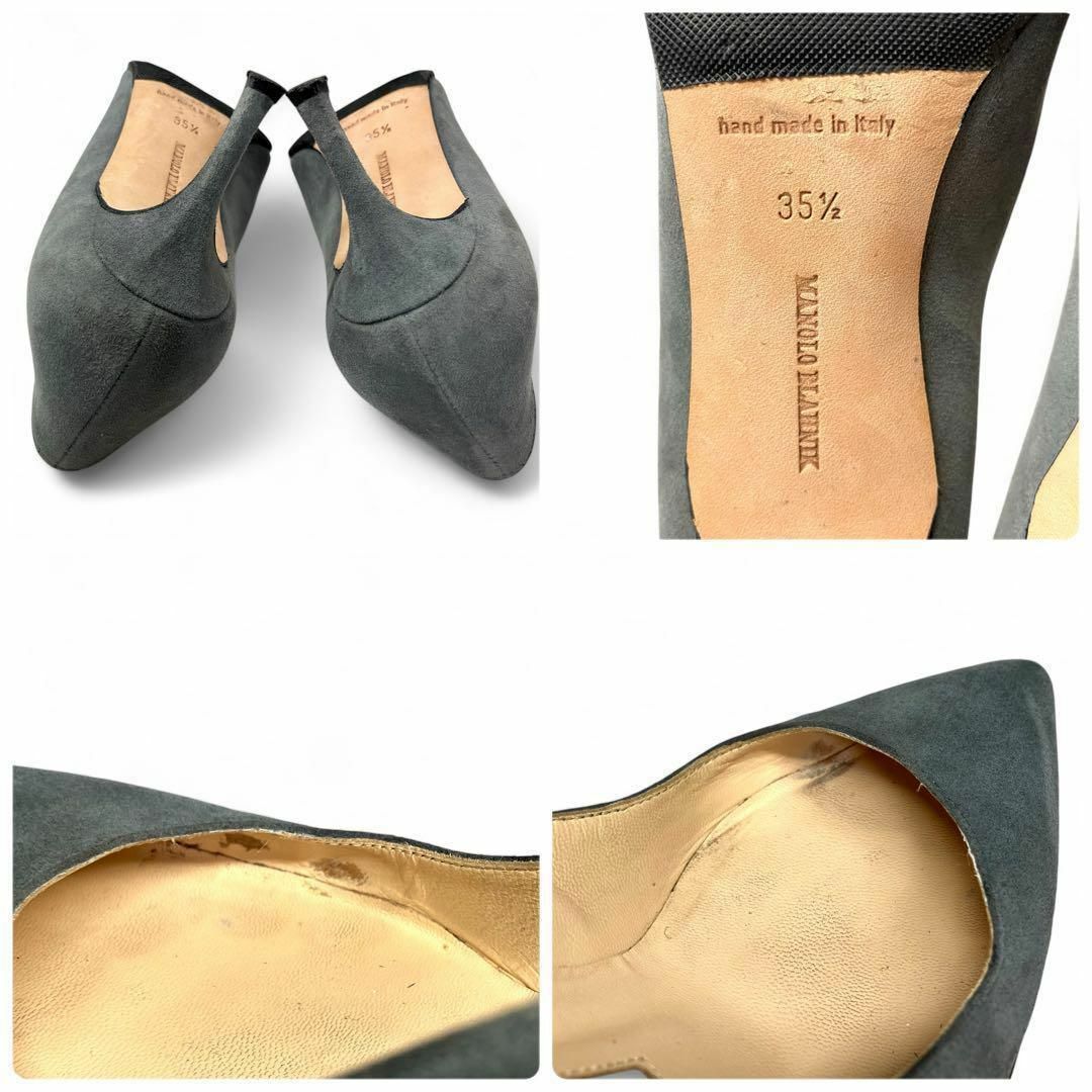 MANOLO BLAHNIK - マノロブラニク 35 1/2 22.5 スエード MANOLO BLAHNIK - マノロブラニク 35 1/2 22.5 スエード