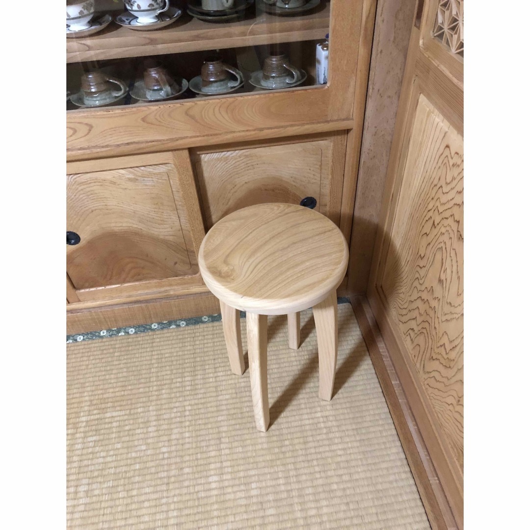 1186 建具屋一筋58年のおじいちゃんの手作りスツール、イス 1186 建具屋一筋58年のおじいちゃんの手作りスツール、イス