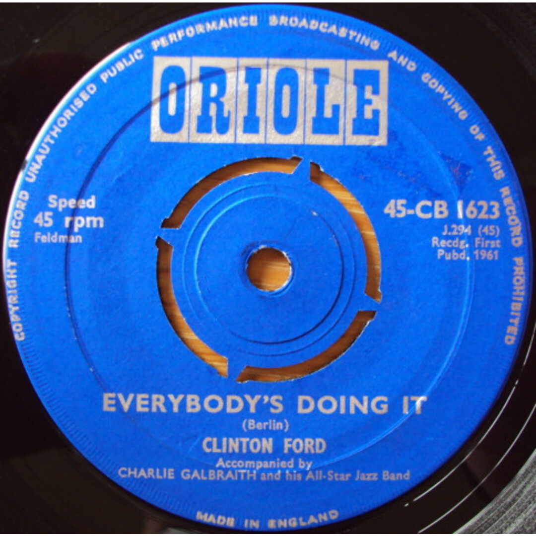 英7” Clinton Ford Too Many Beautiful Girls 45CB1623 Oriole /00080 エンタメ/ホビーのエンタメ その他(その他)の商品写真