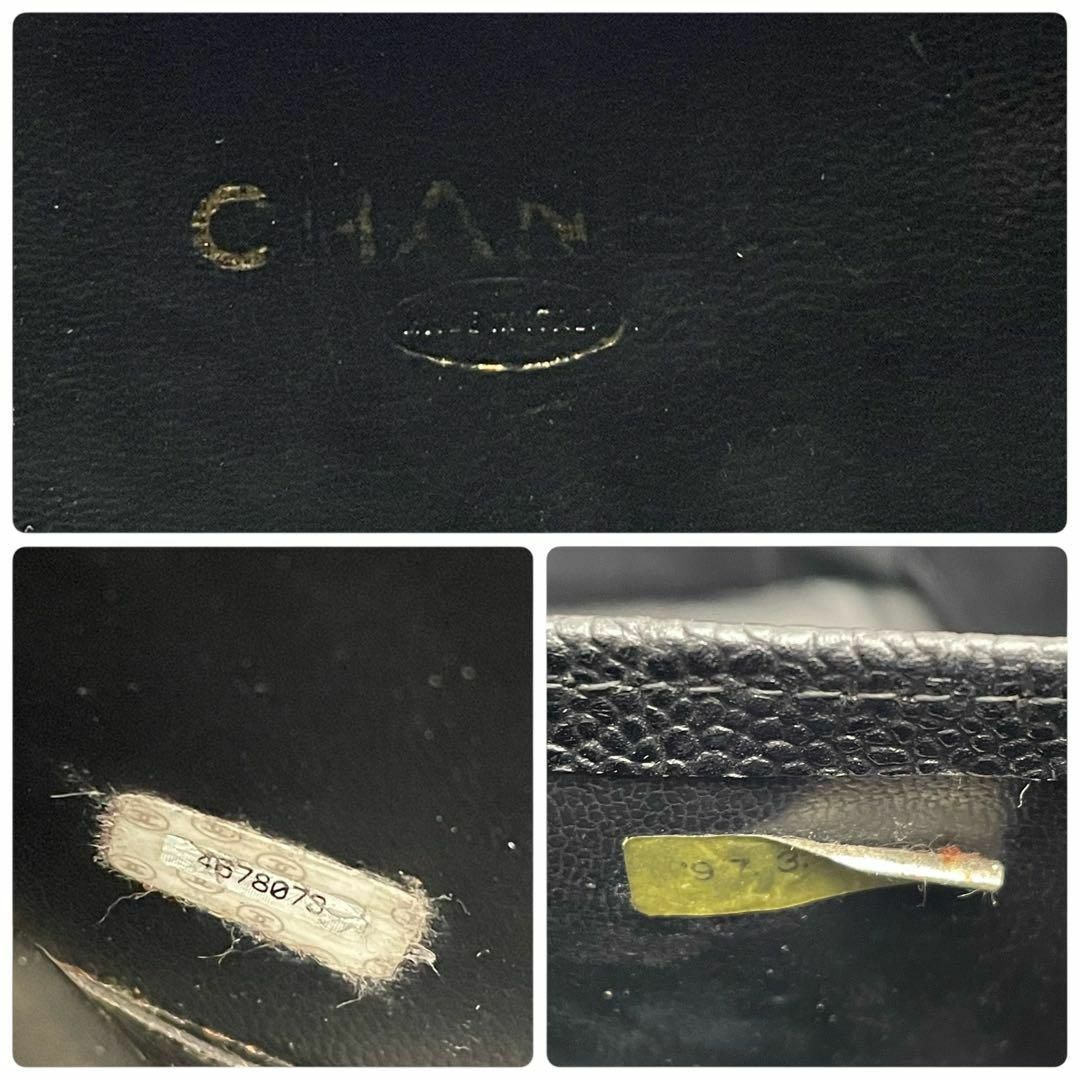 CHANEL - 良品 シャネル キャビアスキン バニティ ハンド CHANEL - 良品 シャネル キャビアスキン バニティ ハンド