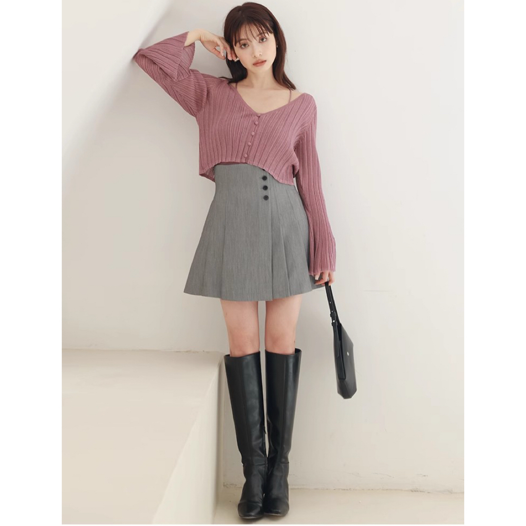 SNIDEL - 【新品】SNIDEL スナイデル サイドプリーツスカショー SNIDEL - 【新品】SNIDEL スナイデル サイドプリーツスカショー