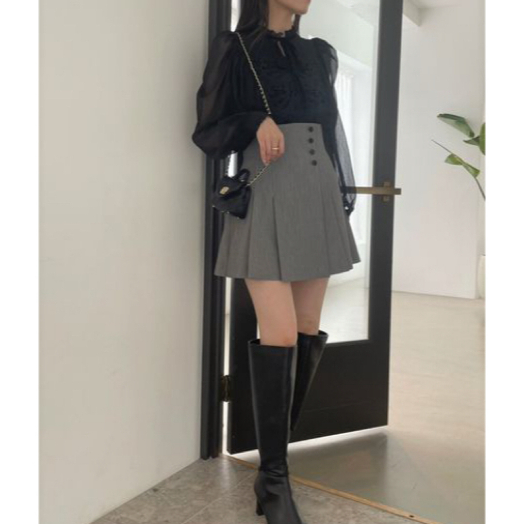 SNIDEL - 【新品】SNIDEL スナイデル サイドプリーツスカショー SNIDEL - 【新品】SNIDEL スナイデル サイドプリーツスカショー