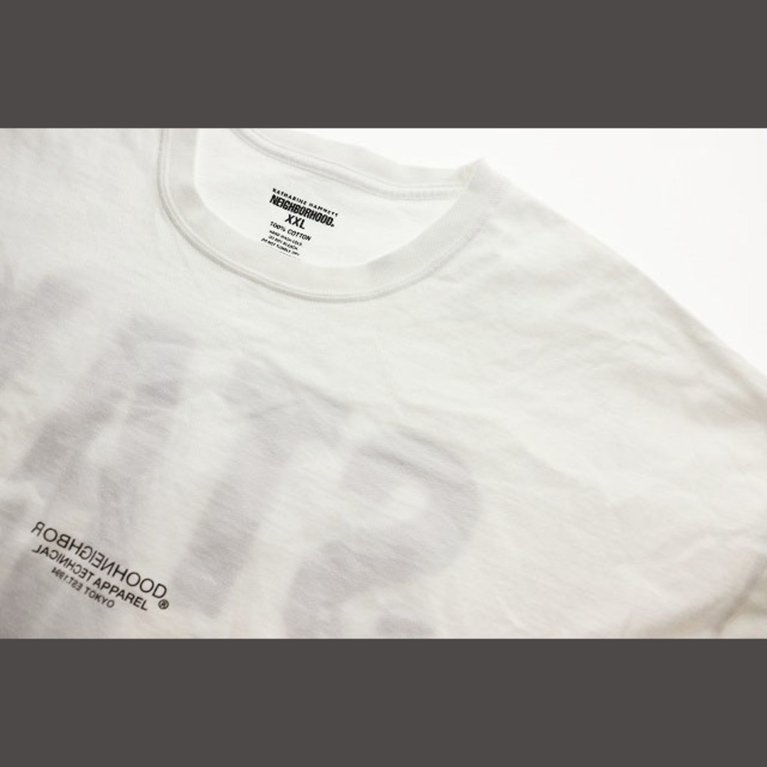 NEIGHBORHOOD - NEIGHBORHOOD × KATHARINE HAMNETT ロンT 白の NEIGHBORHOOD - NEIGHBORHOOD × KATHARINE HAMNETT ロンT 白の