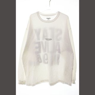 ネイバーフッド(NEIGHBORHOOD)のNEIGHBORHOOD × KATHARINE HAMNETT ロンT 白(Tシャツ/カットソー(七分/長袖))