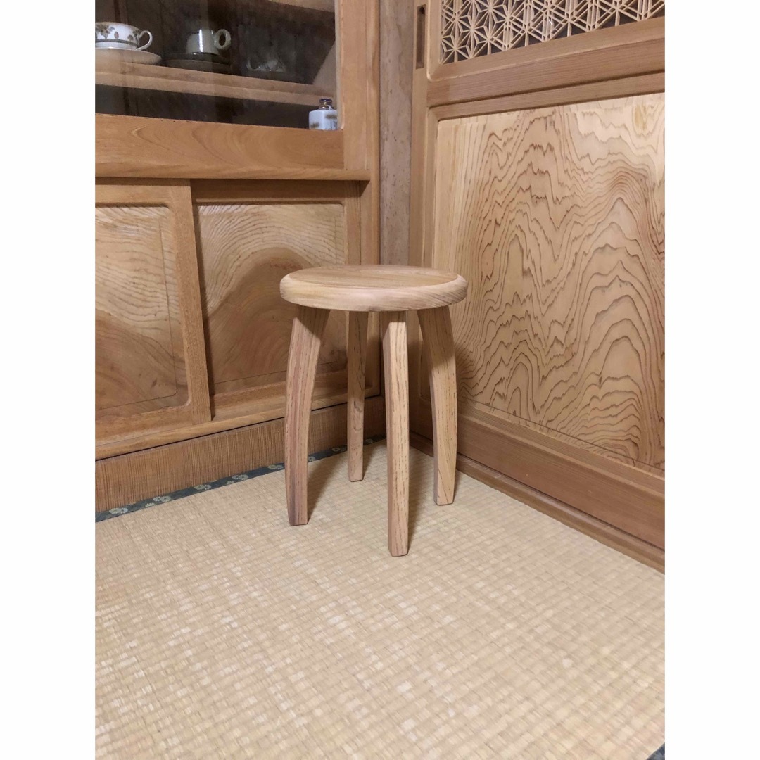 1187 建具屋一筋58年のおじいちゃんの手作りスツール、イス 1187 建具屋一筋58年のおじいちゃんの手作りスツール、イス