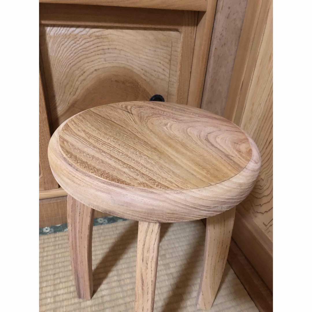 1187 建具屋一筋58年のおじいちゃんの手作りスツール、イス 1187 建具屋一筋58年のおじいちゃんの手作りスツール、イス