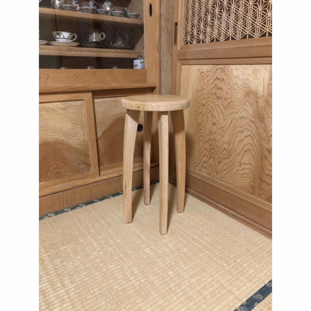 1189 建具屋一筋58年のおじいちゃんの手作りスツール、イス 1189 建具屋一筋58年のおじいちゃんの手作りスツール、イス