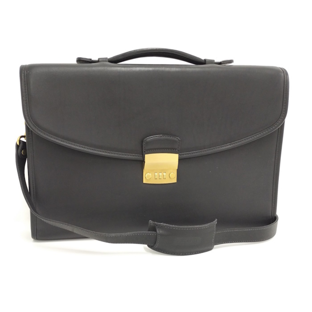 COACH - COACH ビジネスバッグ ヴィンテージ レザー ブラック COACH - COACH ビジネスバッグ ヴィンテージ レザー ブラック