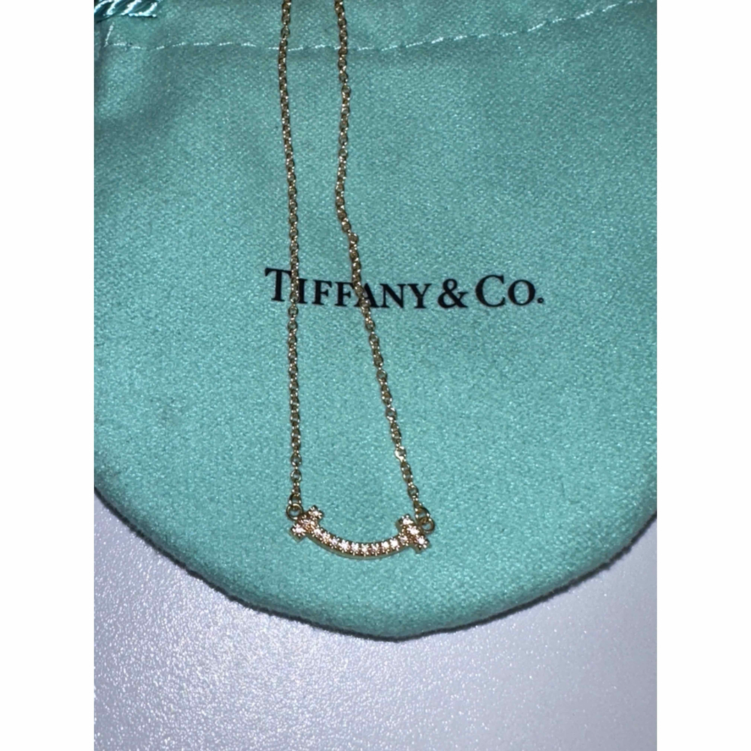 Tiffany & Co.(ティファニー)のTIFFANY&CO ネックレス Tスマイル ミニ ネックレス ダイヤ レディースのアクセサリー(ネックレス)の商品写真