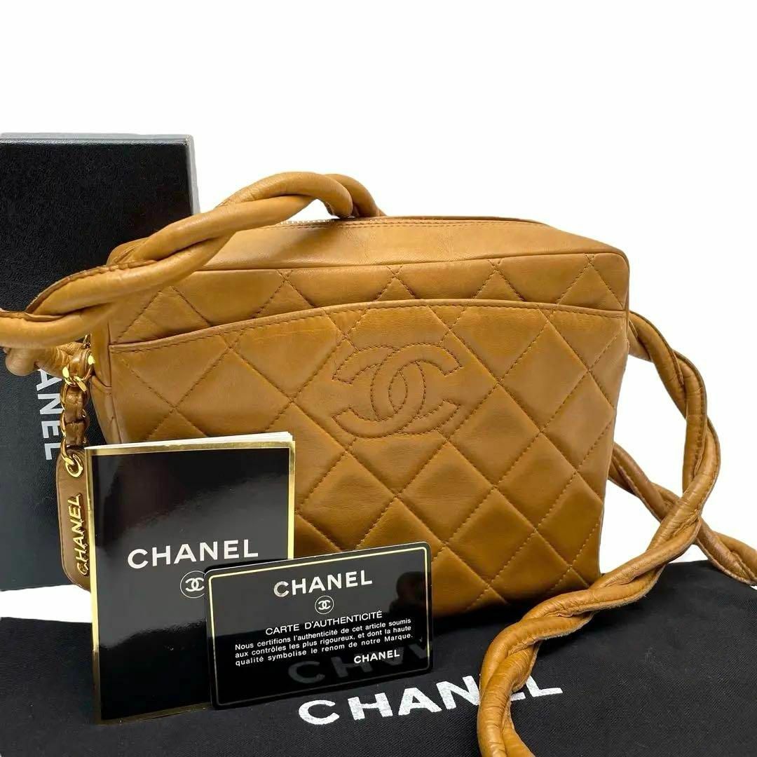 CHANEL - シャネル マトラッセ ラムスキン ココマーク BOX型 CHANEL - シャネル マトラッセ ラムスキン ココマーク BOX型