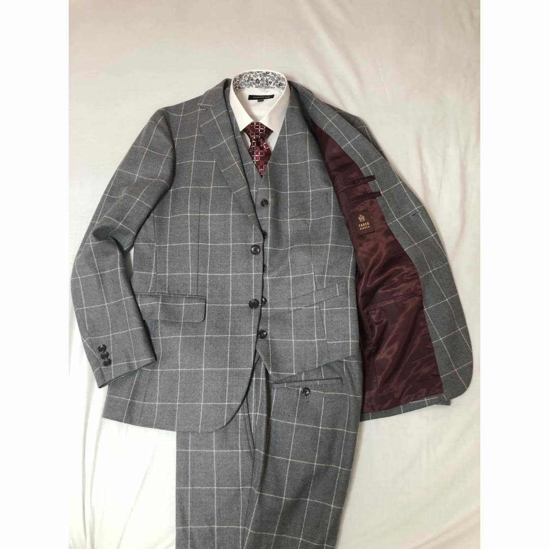 TAKEO KIKUCHI - 【美品】TAKEO KIKUCHI メンズスーツ TAKEO KIKUCHI - 【美品】TAKEO KIKUCHI メンズスーツ
