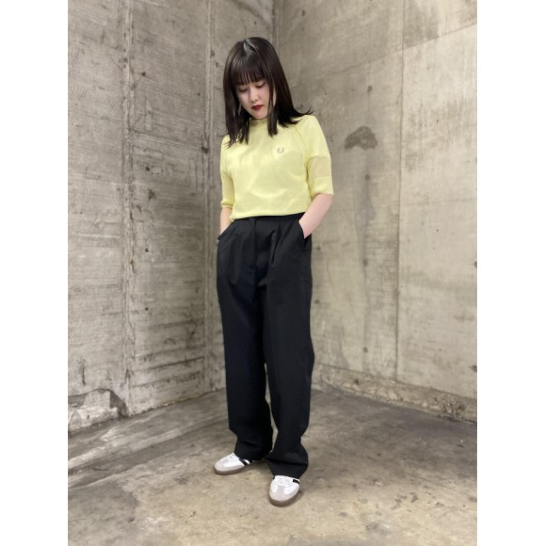 FRED PERRY - フレッドペリー Short Sleeve オープンニット 半袖 FRED PERRY - フレッドペリー Short Sleeve オープンニット 半袖