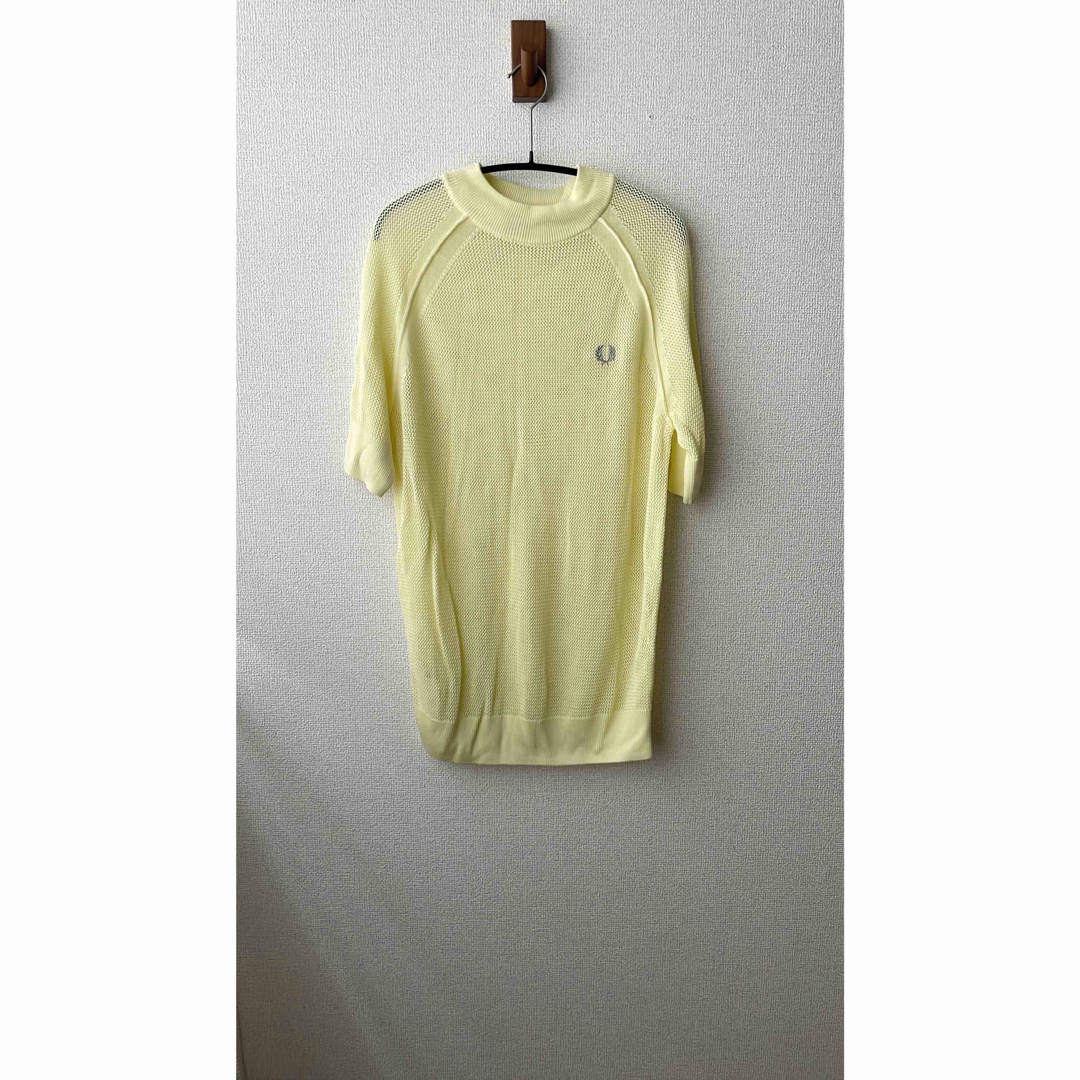 FRED PERRY - フレッドペリー Short Sleeve オープンニット 半袖 FRED PERRY - フレッドペリー Short Sleeve オープンニット 半袖