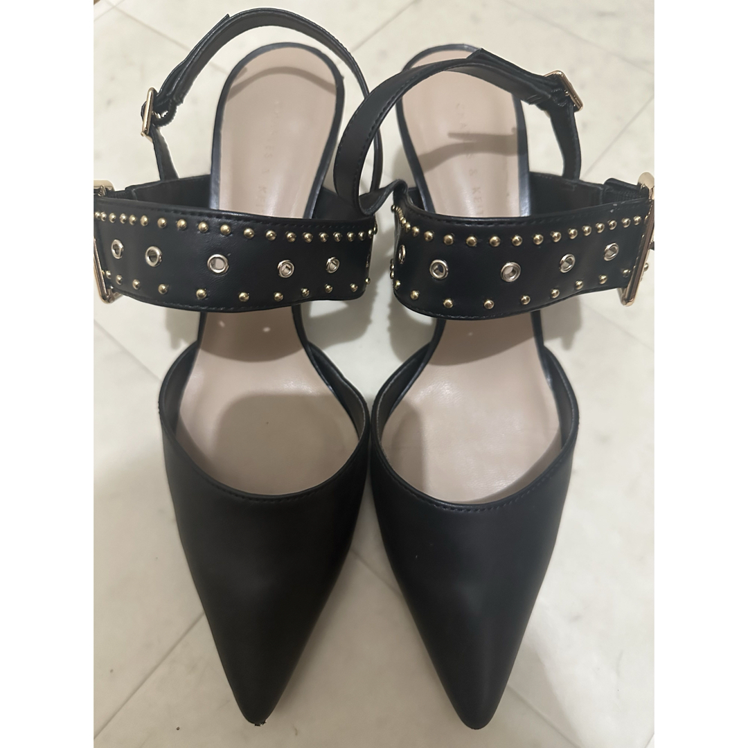 Charles and Keith - チャールズ&キース スタッズスリングバック Charles and Keith - チャールズ&キース スタッズスリングバック