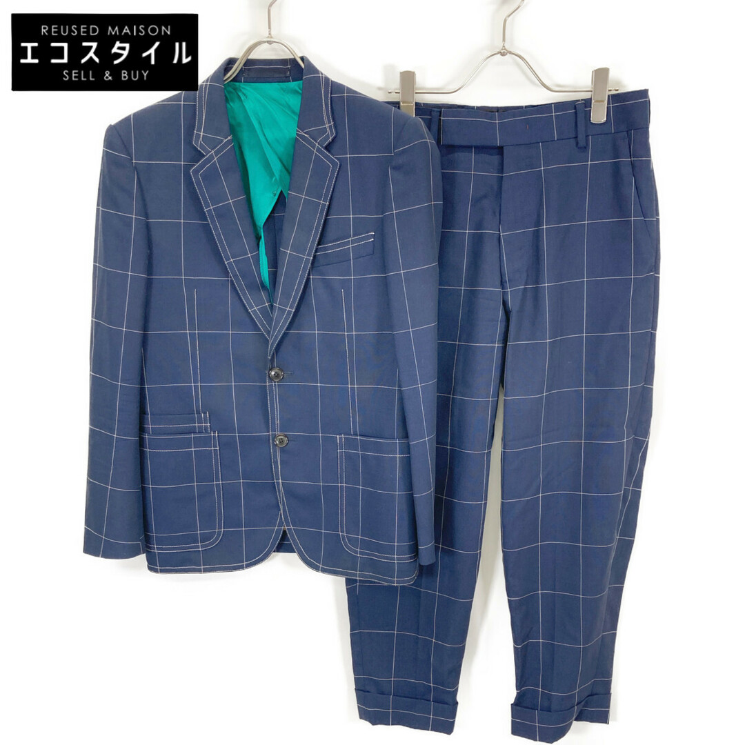 Paul Smith - ポールスミス PF-IS-80651/PF-MH-58578 ブルー ウール Paul Smith - ポールスミス PF-IS-80651/PF-MH-58578 ブルー ウール