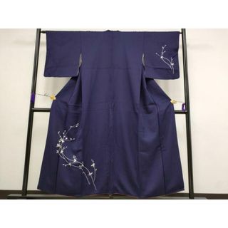 平和屋着物■訪問着　総刺繍　枝花文　正絹　逸品　AAAS6766st(着物)