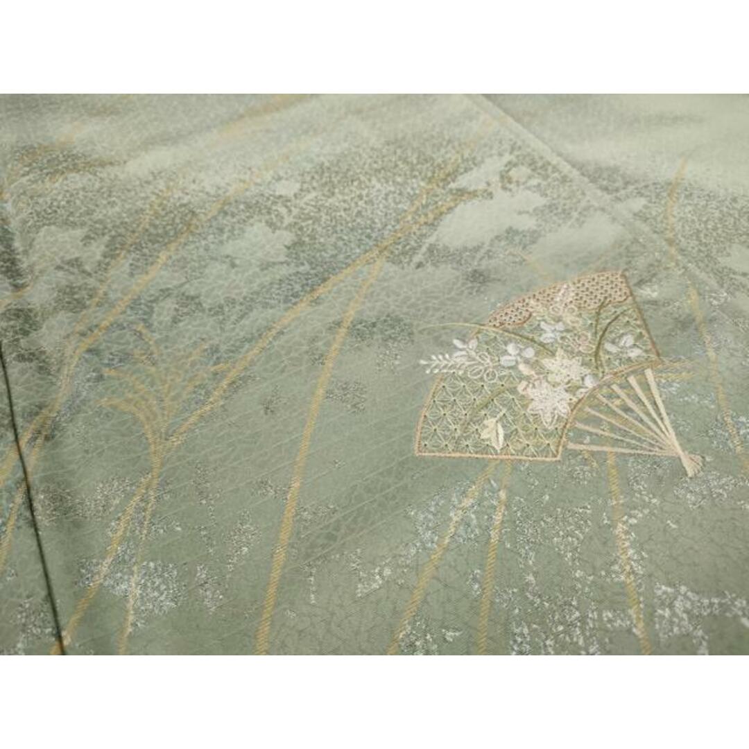 平和屋着物□中国三大刺繍 スワトウ刺繍 汕頭刺繍 訪問着 扇面 平和屋着物□中国三大刺繍 スワトウ刺繍 汕頭刺繍 訪問着 扇面