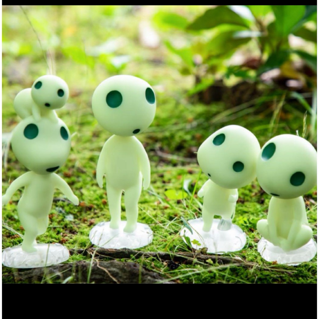 ジブリ コダマの置き物 4種類  フィギュア スタジオジブリ 未使用新品