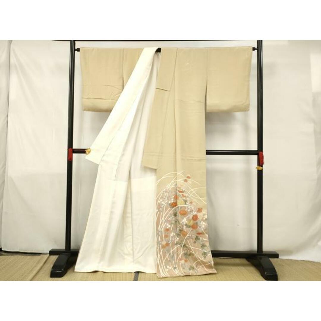 平和屋着物□豪華色留袖 駒刺繍 草花文 金彩 正絹 逸品 平和屋着物□豪華色留袖 駒刺繍 草花文 金彩 正絹 逸品